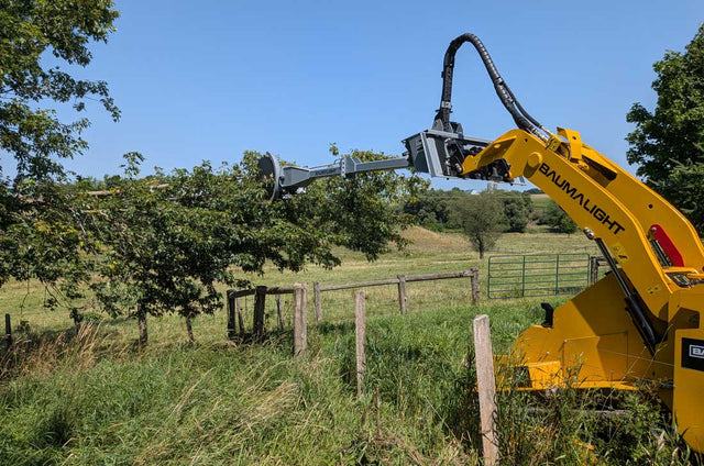 Baumalight HSM513 Tree Saw with Extended Boom for Skidsteers