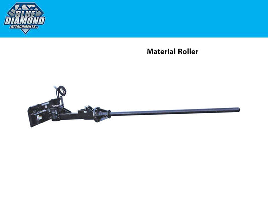 BLUE DIAMOND Material Roller for Skid Steer