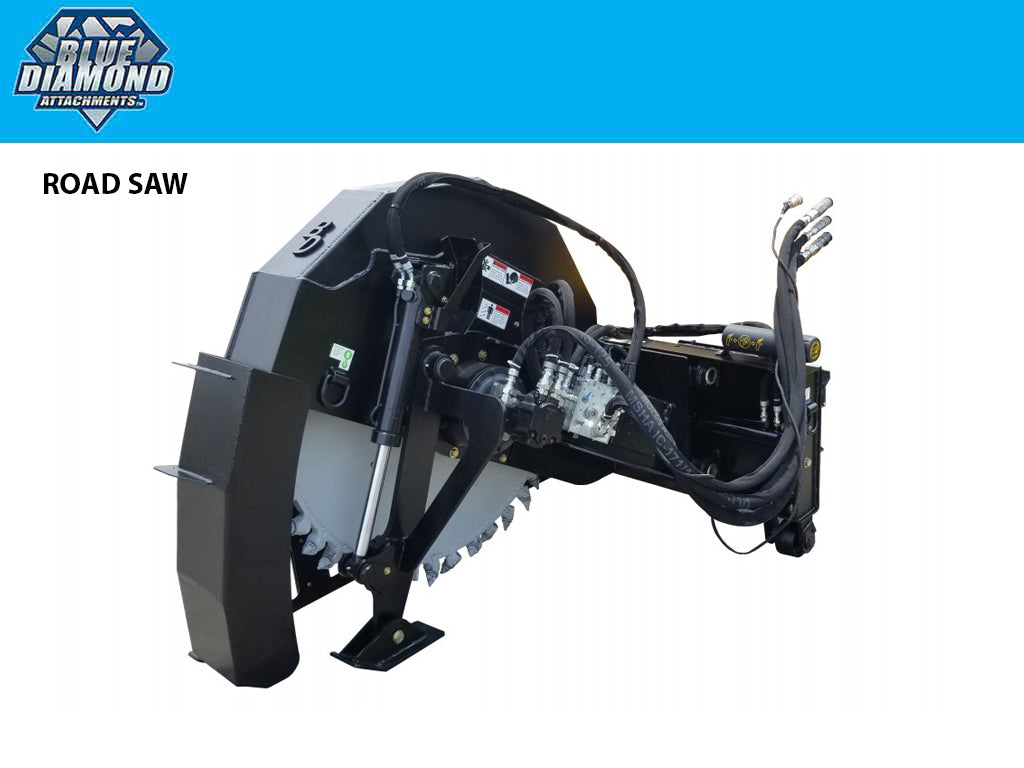 BLUE DIAMOND Road Saw for Skid Steer