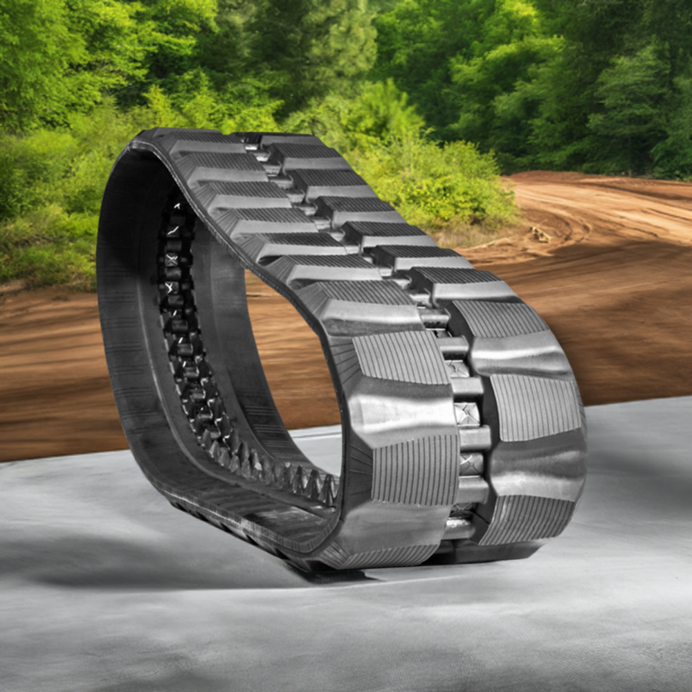 Bobcat T550 Rubber Track 16" Staggered Block Pattern