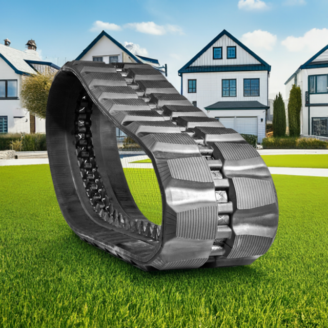 Bobcat T550 Rubber Track 16" Staggered Block Pattern