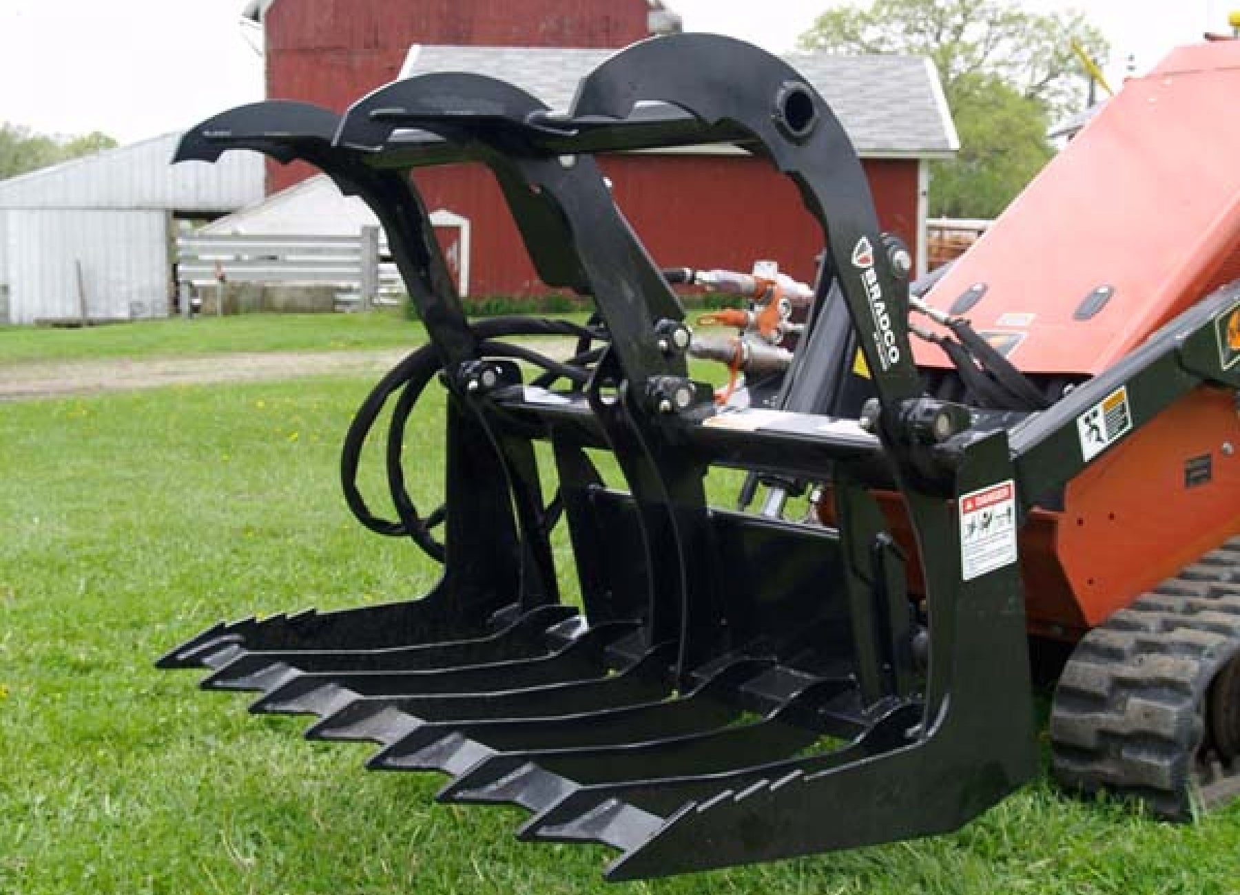 PALADIN / BRADCO Brush Grapple for Mini Skid Steers