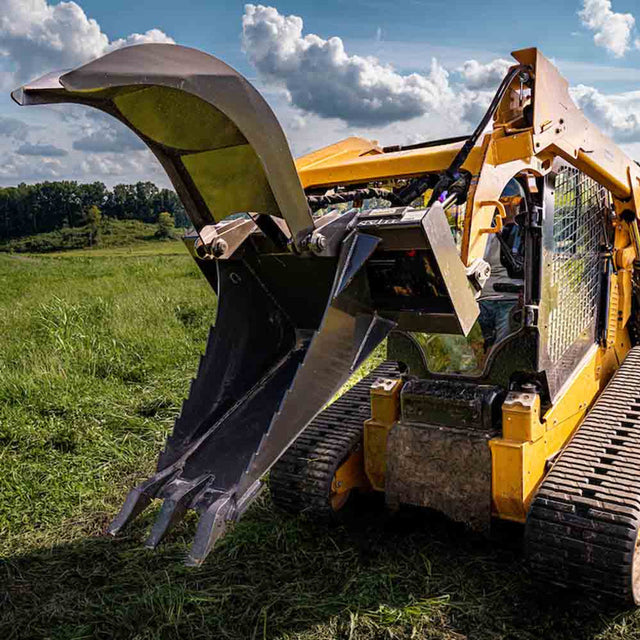 CID Stump Bucket Grapple Xtreme Duty For Skid Steer
