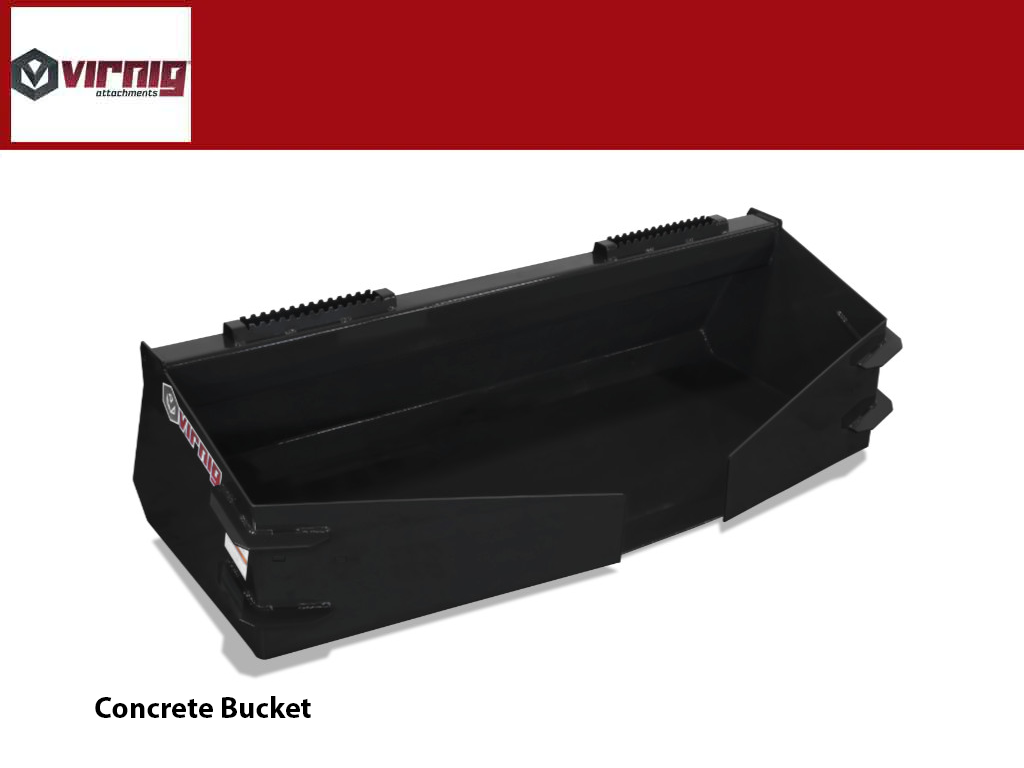 Virnig Concrete Bucket For Skid Steer Loader