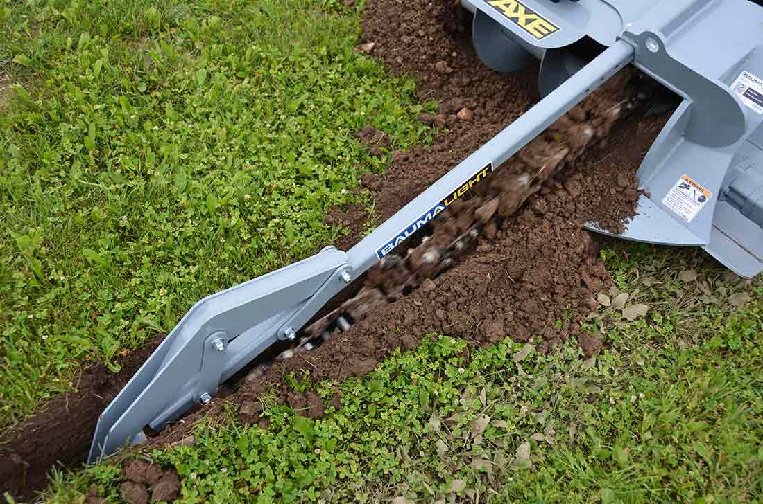 Baumalight TN760 Trencher For Skid Steer - Hi Flow