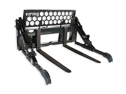 Virnig V60 Two-Cylinder Pipe Pallet Fork Grapple (SSL) (CTL)