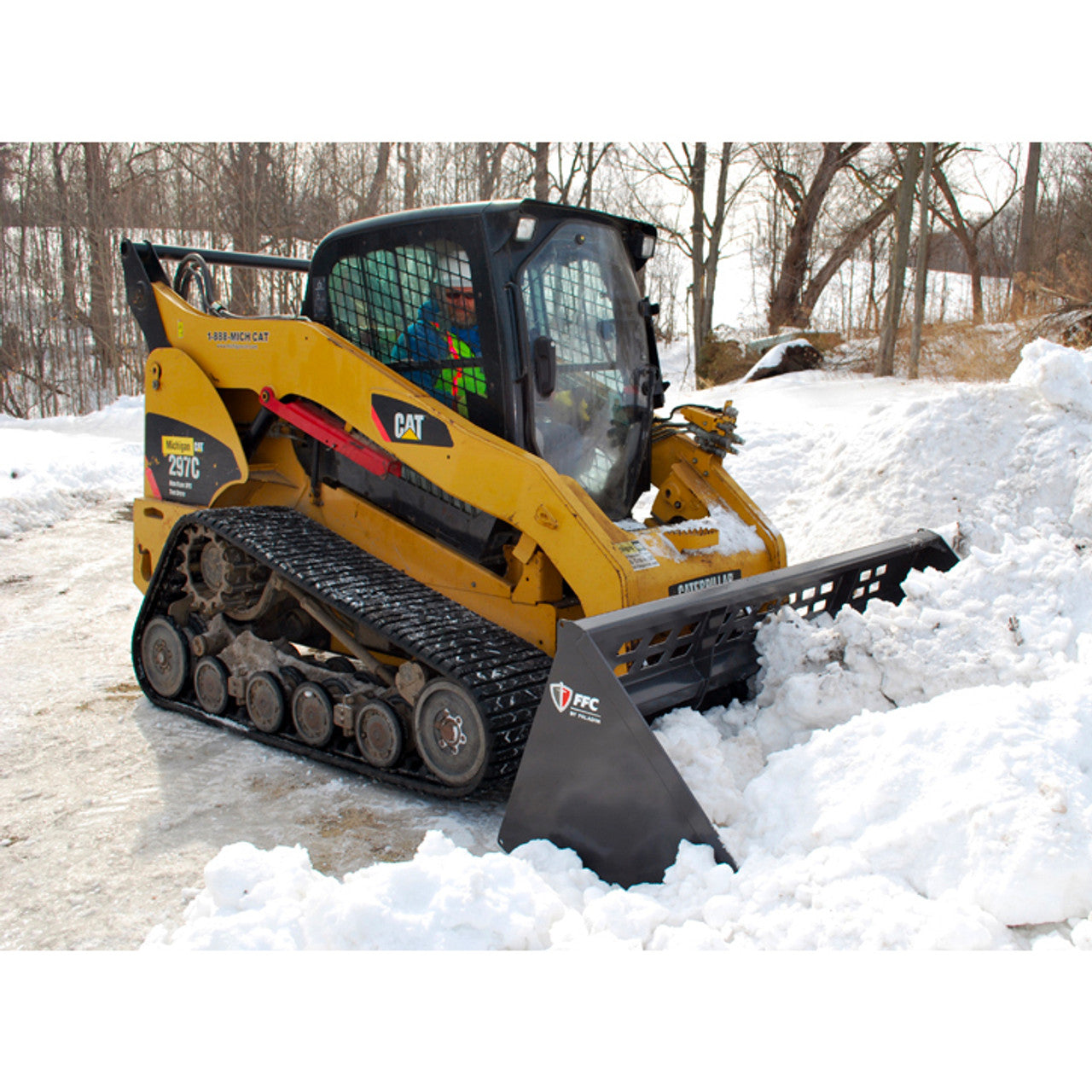 Paladin FFC Snow Buckets for Skid Steers