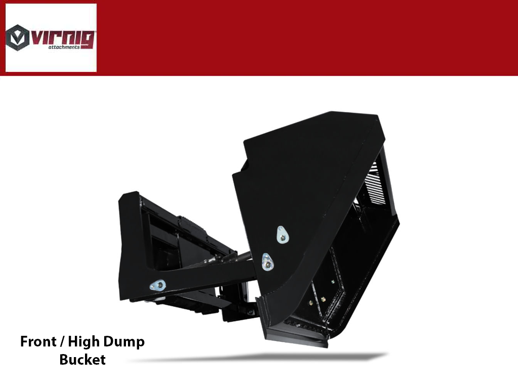 Virnig High Dump Bucket for Skid Steer