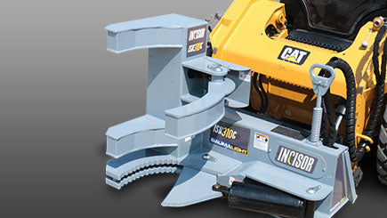 Baumalight ISH/ISR Series Tree Shear With Buncher For Skid Steer