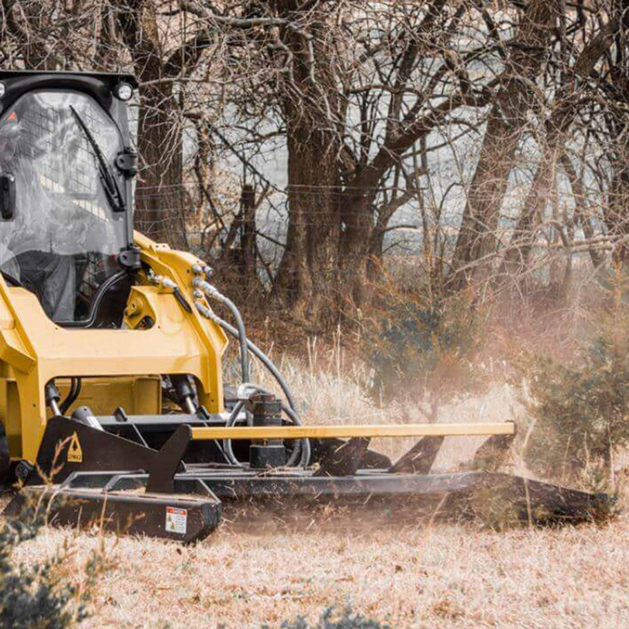 Maxx Vortex Brush Cutter for Skid Steer with Dual Discharge Deck