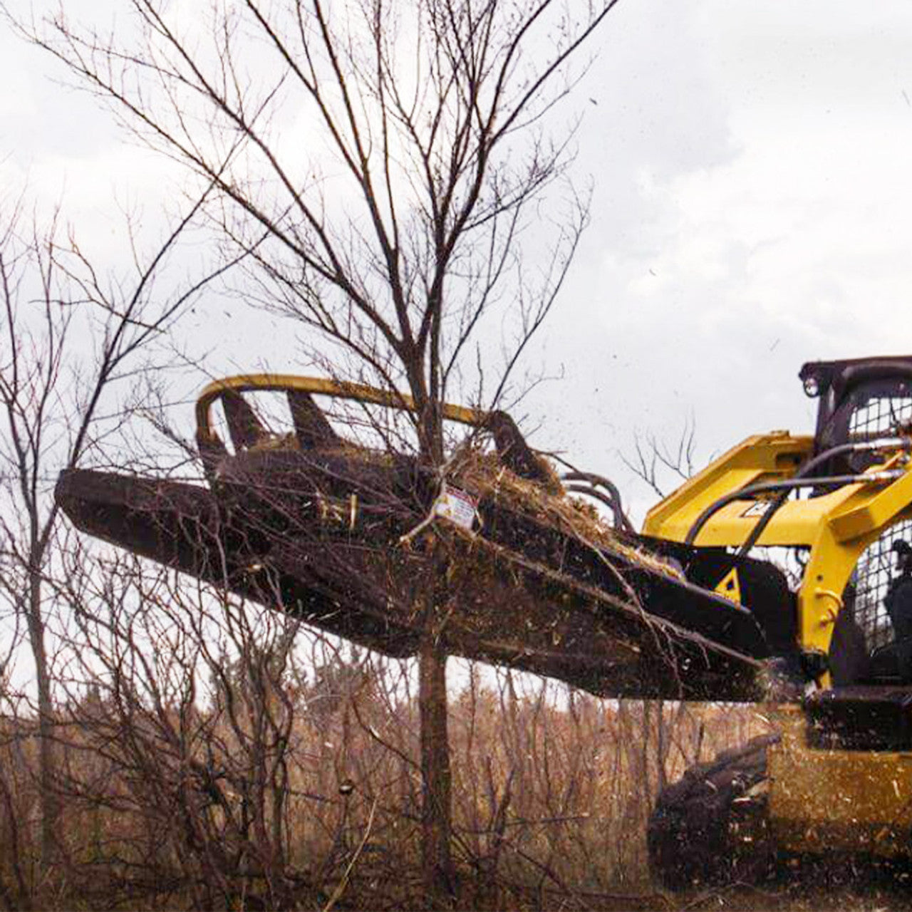 Maxx Vortex Brush Cutter for Skid Steer with Dual Discharge Deck