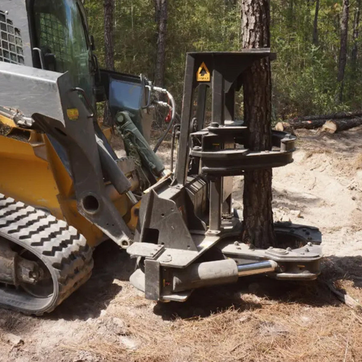 MAXX Timberwolf Forestry Tree Shears Attachment for Skid Steer 14