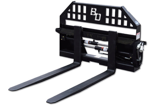 BLUE DIAMOND | Hydraulic Pallet Forks for Mini Skid Steer