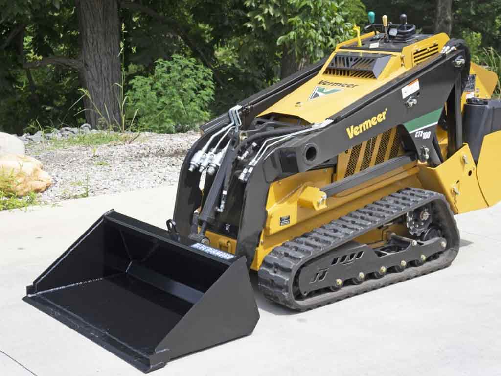 BLUE DIAMOND Low Profile Buckets for Mini Skid Steer