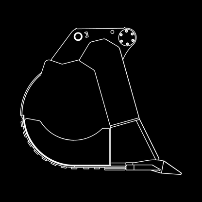 WAIN ROY | 250MT Mining and Mass Excavation Buckets for Excavators (200,000 + lbs.)