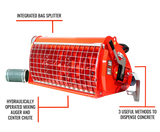 Eterra Hurricane BMX-450 Concrete Mixer for Skid Steer