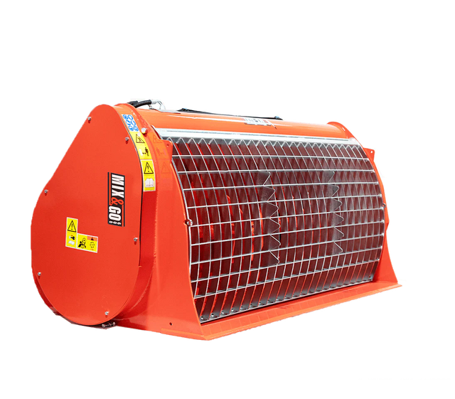 Eterra Hurricane BMX-600 Concrete Mixer for Skid Steer