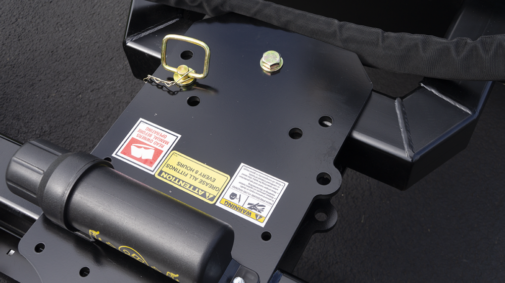 BLUE DIAMOND SEVERE DUTY SKID STEER POWER RAKE, MANUAL ANGLE