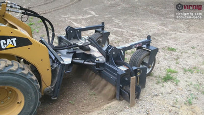 Virnig Power Rake for Skid Steer Loaders