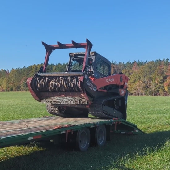 Video of V70 Tree Drum Mulcher for Skid Steer