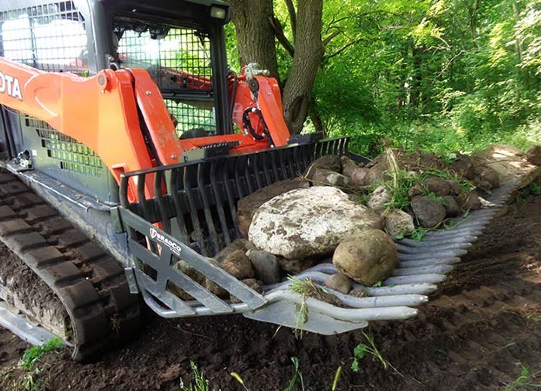 Paladin Rock Bucket for Skid Steer