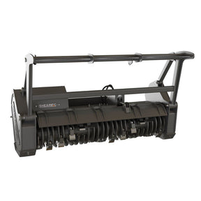 Shearex HM-Series Skid Steer Mulching Head for grinding brush trees and stumps into fine mulch during land clearing operations