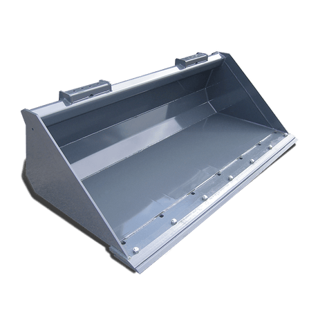 WAIN ROY Low Profile Long Bottom Buckets for Skid Steers