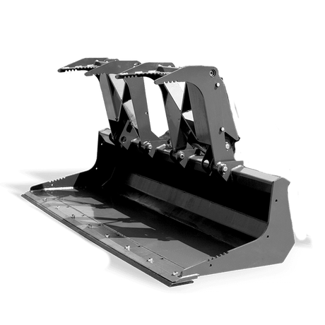 WAIN ROY Heavy Duty Low Profile Scrap Grapple for skid steers designed for efficient scrap metal and debris handling