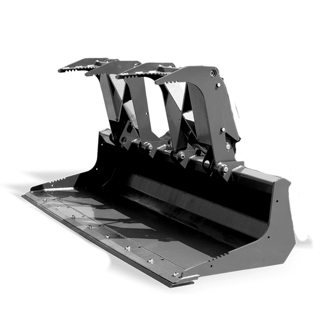 WAIN ROY Heavy Duty Low Profile Scrap Grapple for skid steers designed for efficient scrap metal and debris handling