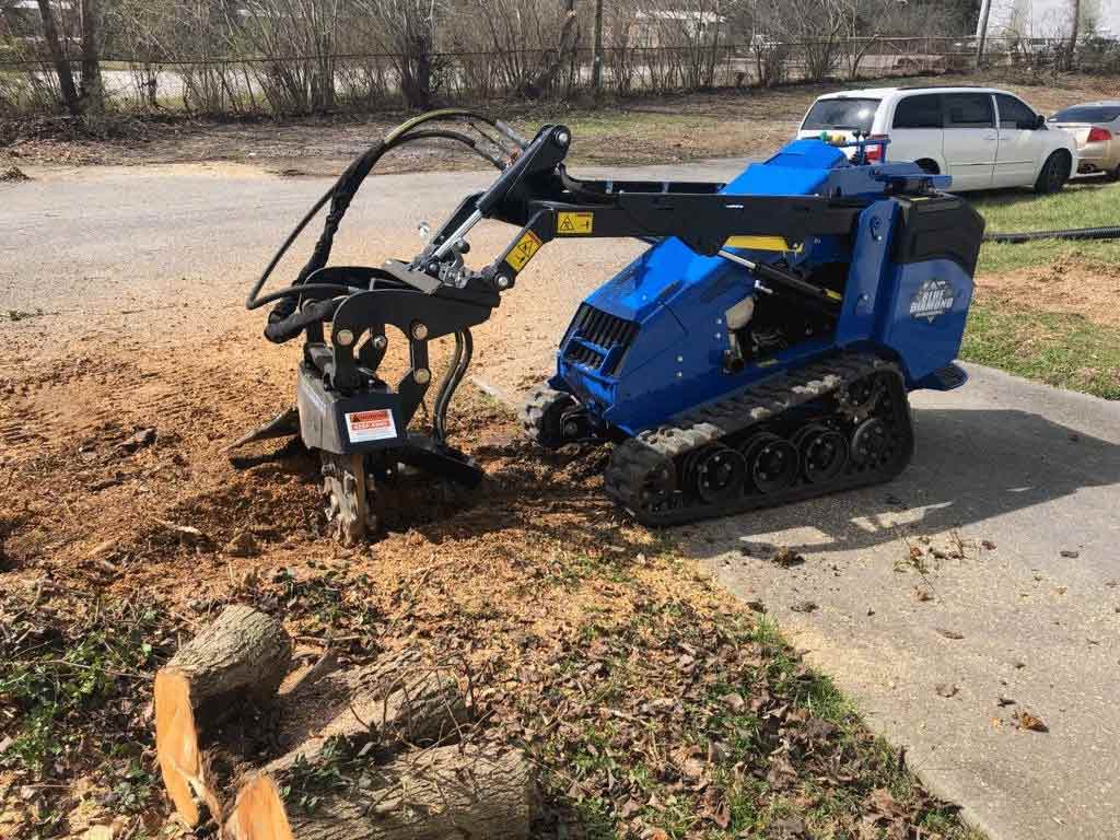 BLUE DIAMOND Stump Grinder For Mini Skid Steer