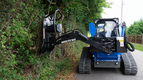 BLUE DIAMOND Swing Arm Brush Cutter for Skid Steer
