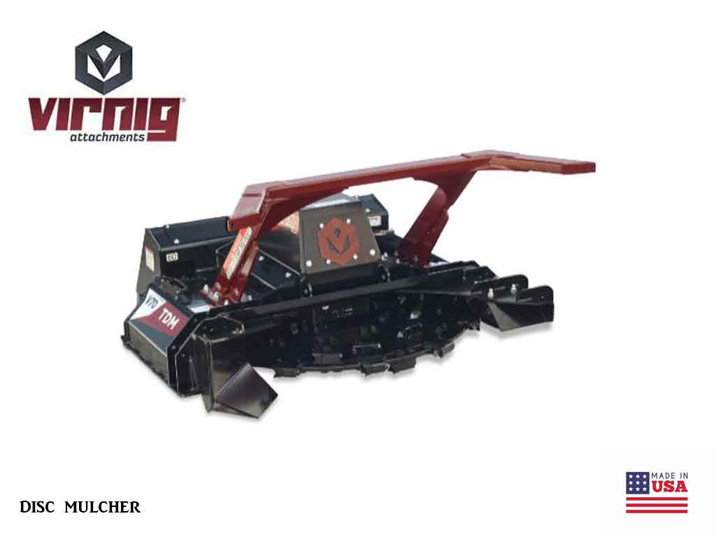 VIRNIG V70 Tree Disc Mulcher for skid steer