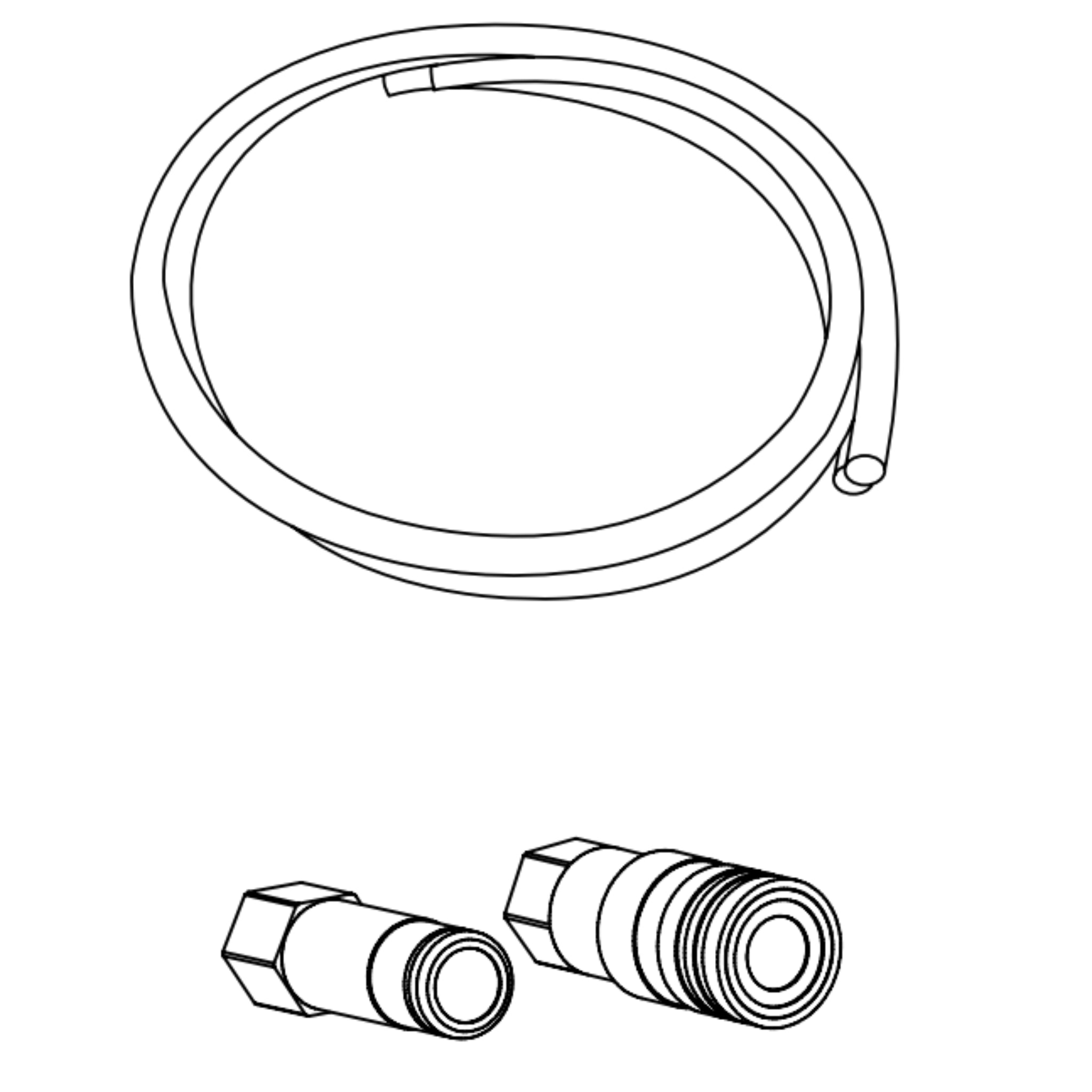 Digga 12 hydraulic hose kit