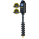 Digga 12DDT 2 Speed High Flow Auger Drive for Excavator with a 2.5" HEX Shaft.