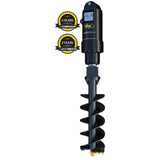 Digga 20DDT 2 Speed High Flow Auger Drive for Excavator, black in color with visible branding and certification logos.