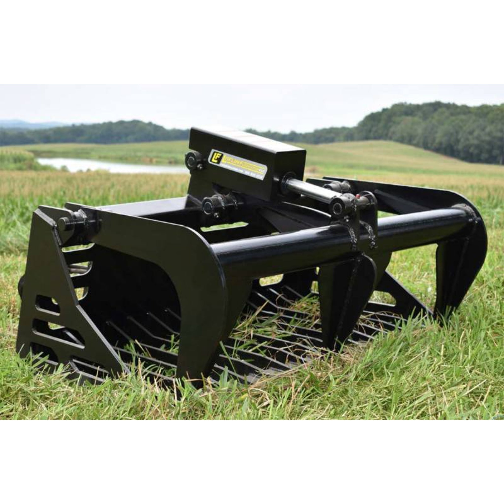 Loflin Fabrication Mini Skid Steer Rock Bucket Grapple