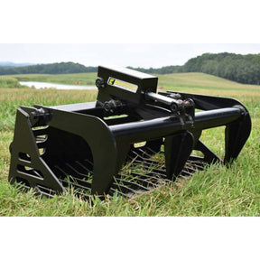 Loflin Fabrication | Mini Skid Steer Rock Bucket Grapple