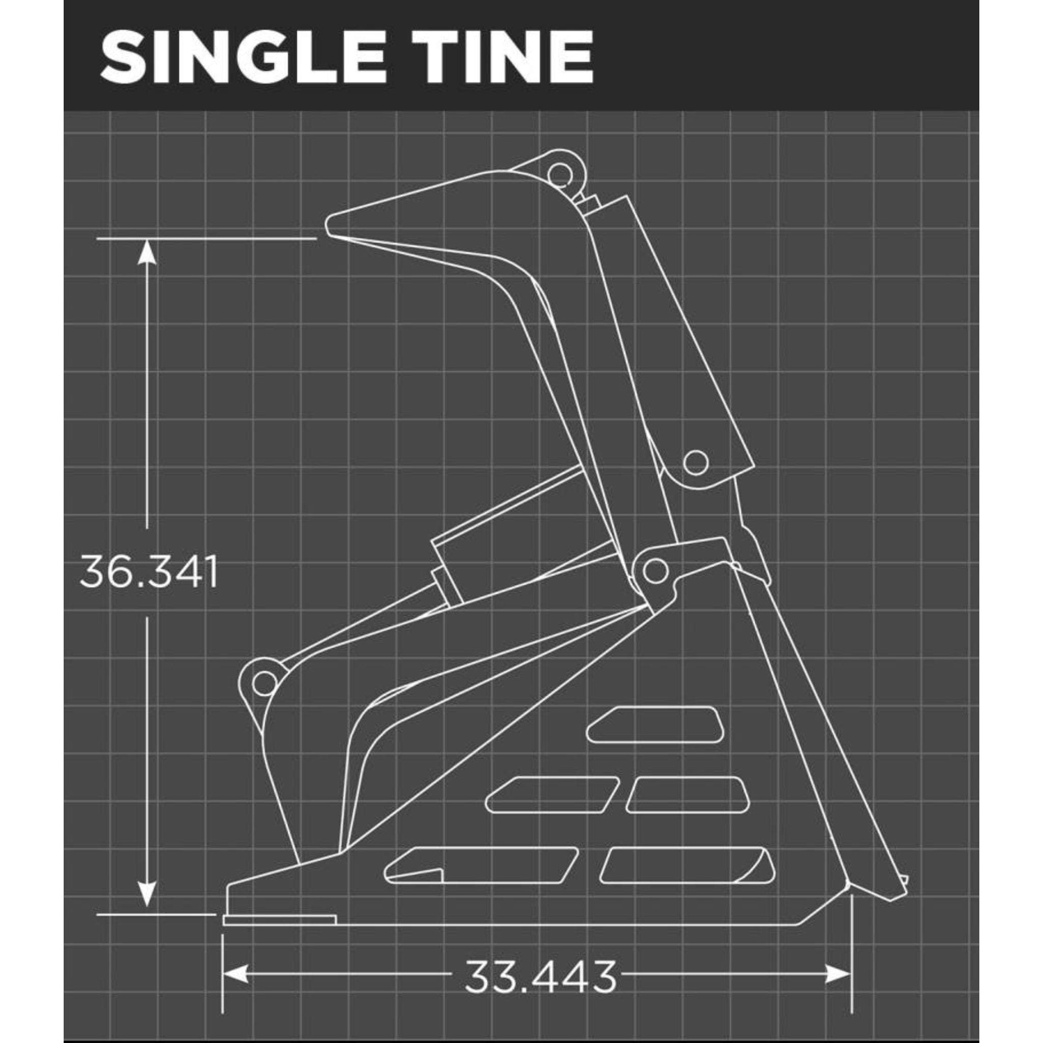 Loflin Fabrication Mini Skid Steer Rock Bucket Grapple