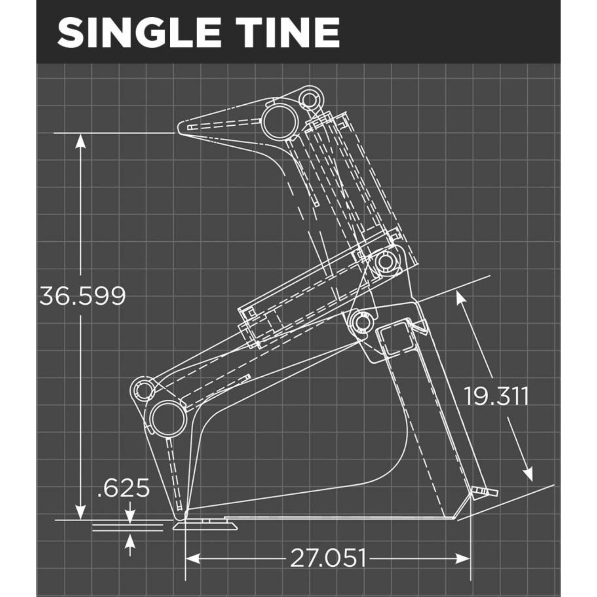 Loflin Fabrication Mini Skid Steer Grapple Bucket