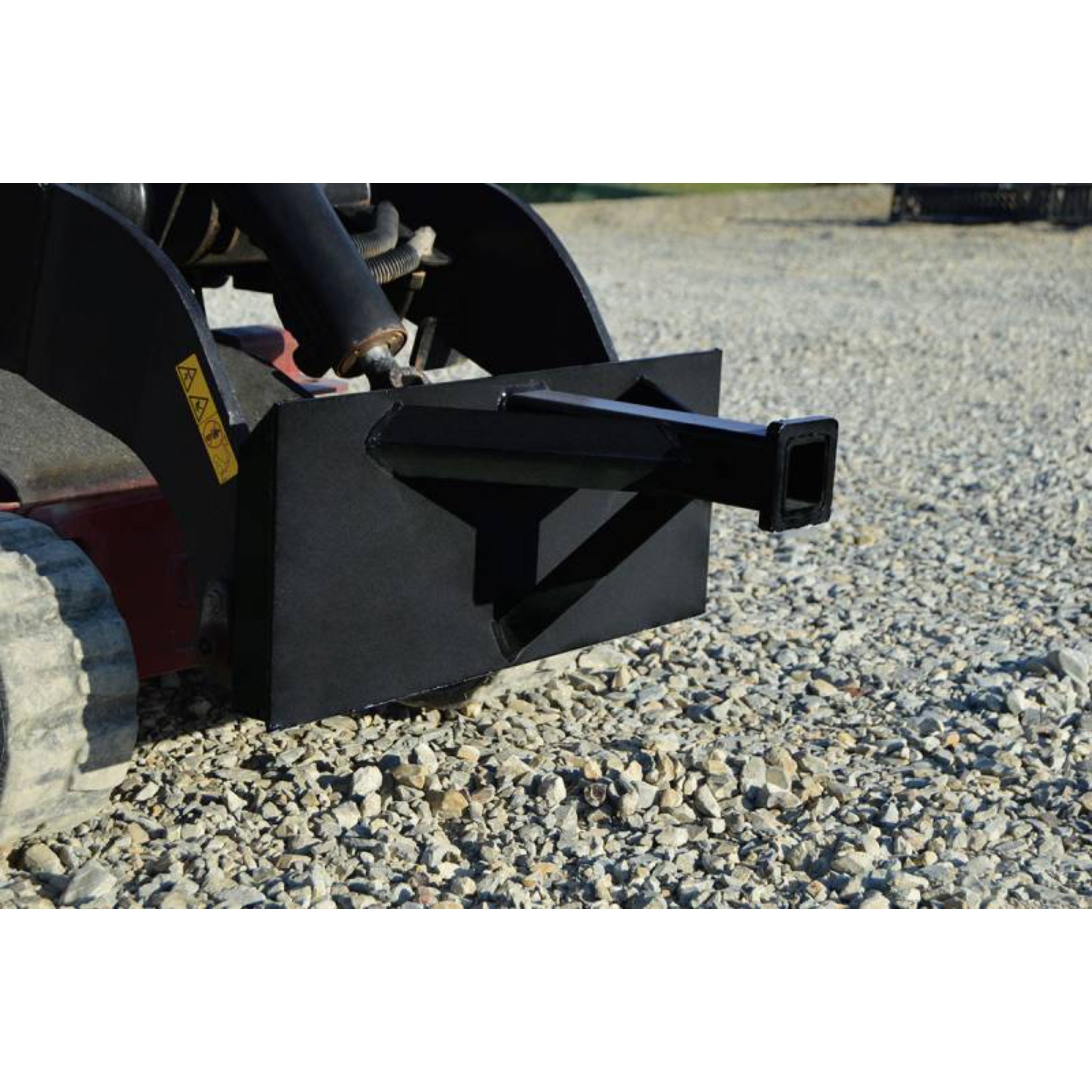 Loflin Fabrication Mini Skid Steer Reese Trailer Hitch Adapter