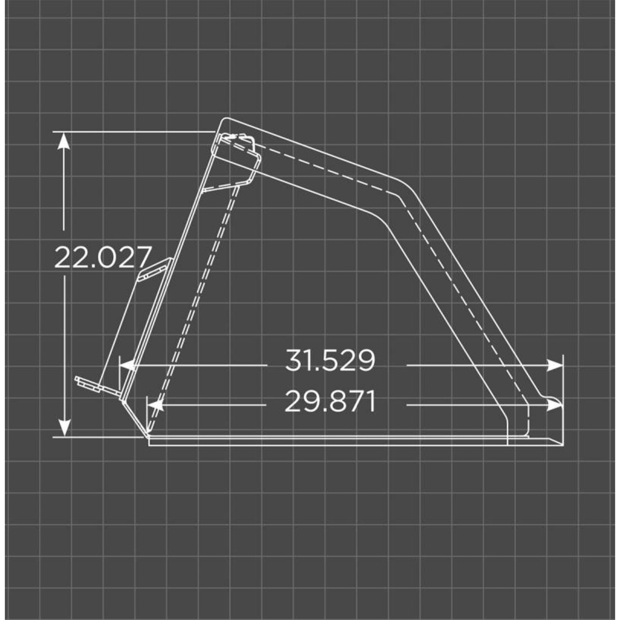 Loflin Fabrication Mini Skid Steer Snow & Litter Bucket