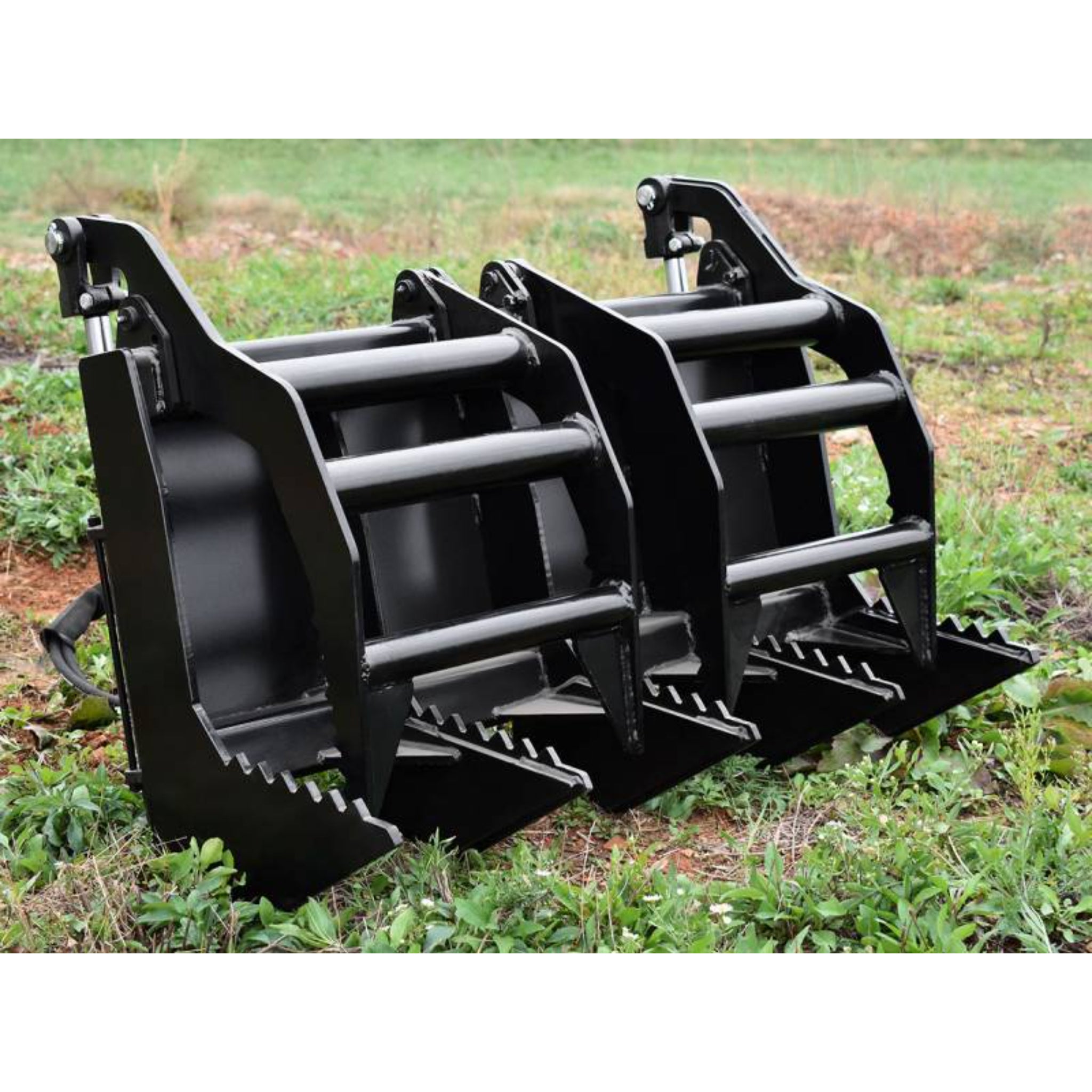 Loflin Fabrication Mini Skid Steer Vertical Root Grapple