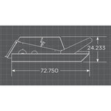 Loflin Fabrication Open-Front Skid Steer Brush Cutter