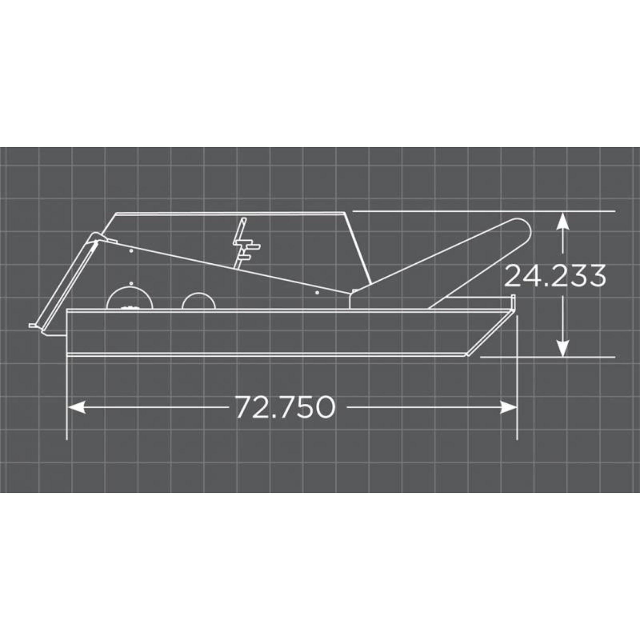 Loflin Fabrication Open-Front Skid Steer Brush Cutter