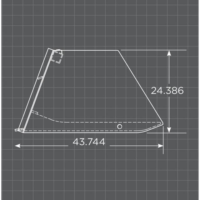 Loflin Fabrication Skid Steer Manure Bucket schematic