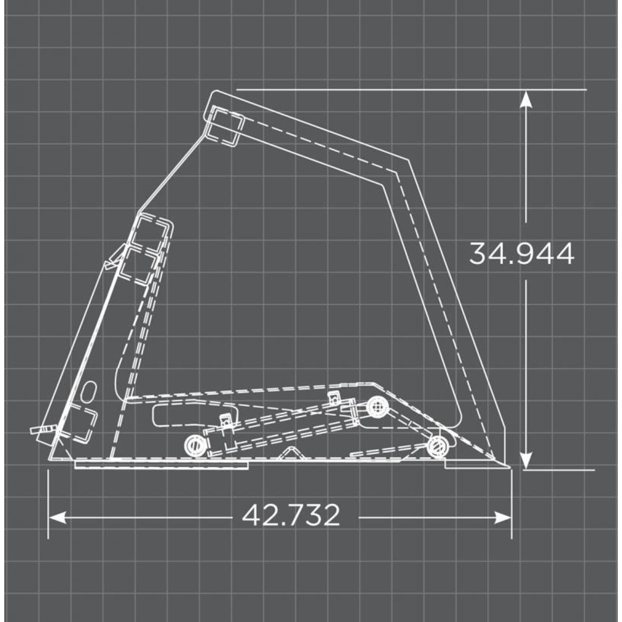 Loflin Fabrication Skid Steer Front Dump Bucket (High Tip)