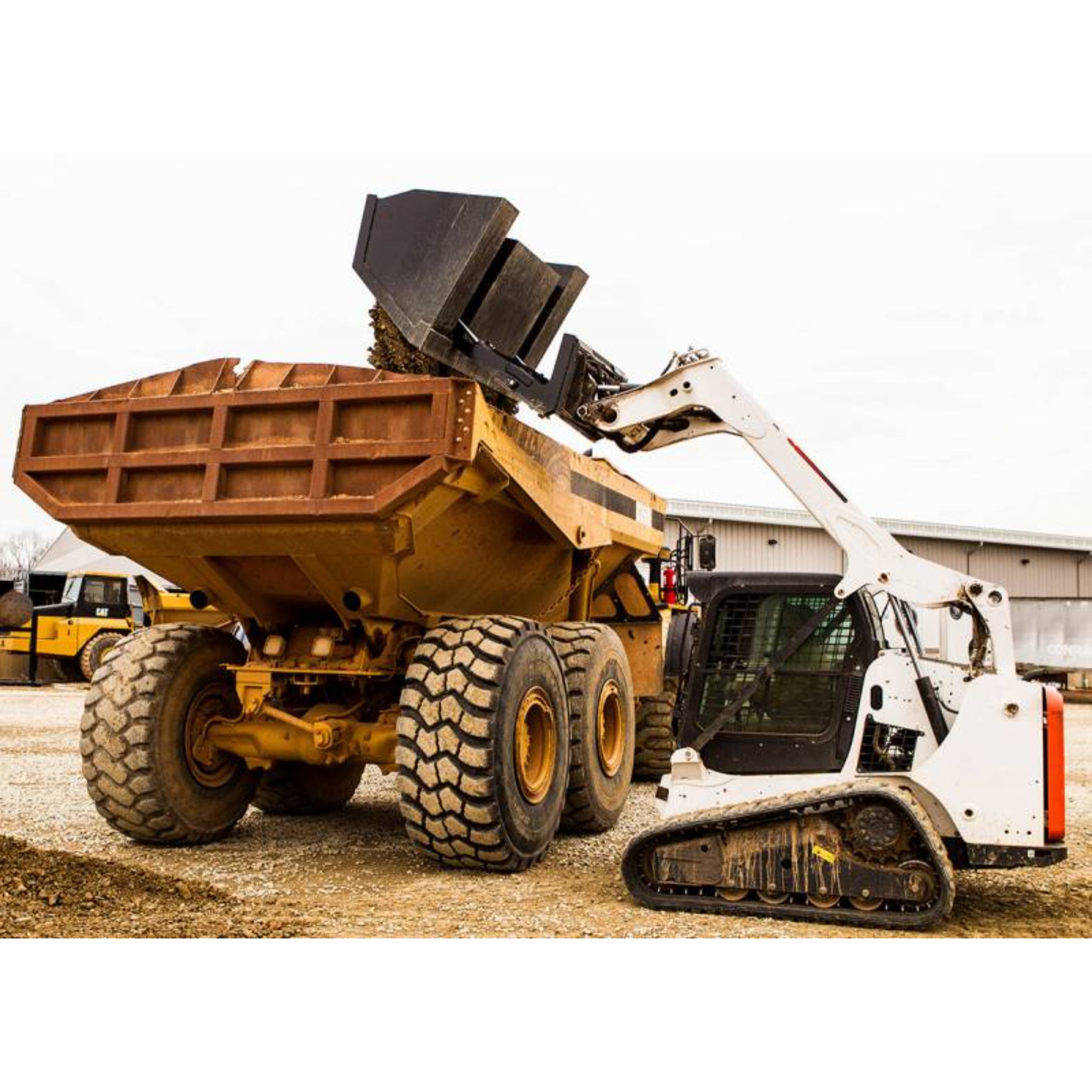 Loflin Fabrication Skid Steer Front Dump Bucket (High Tip)