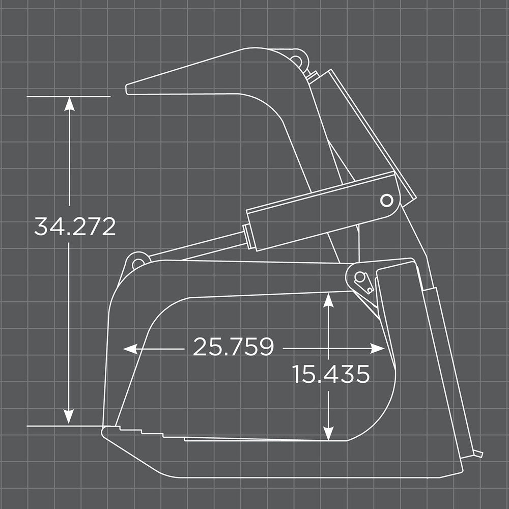 Loflin Fabrication Medium Duty Skid Steer Root Grapple