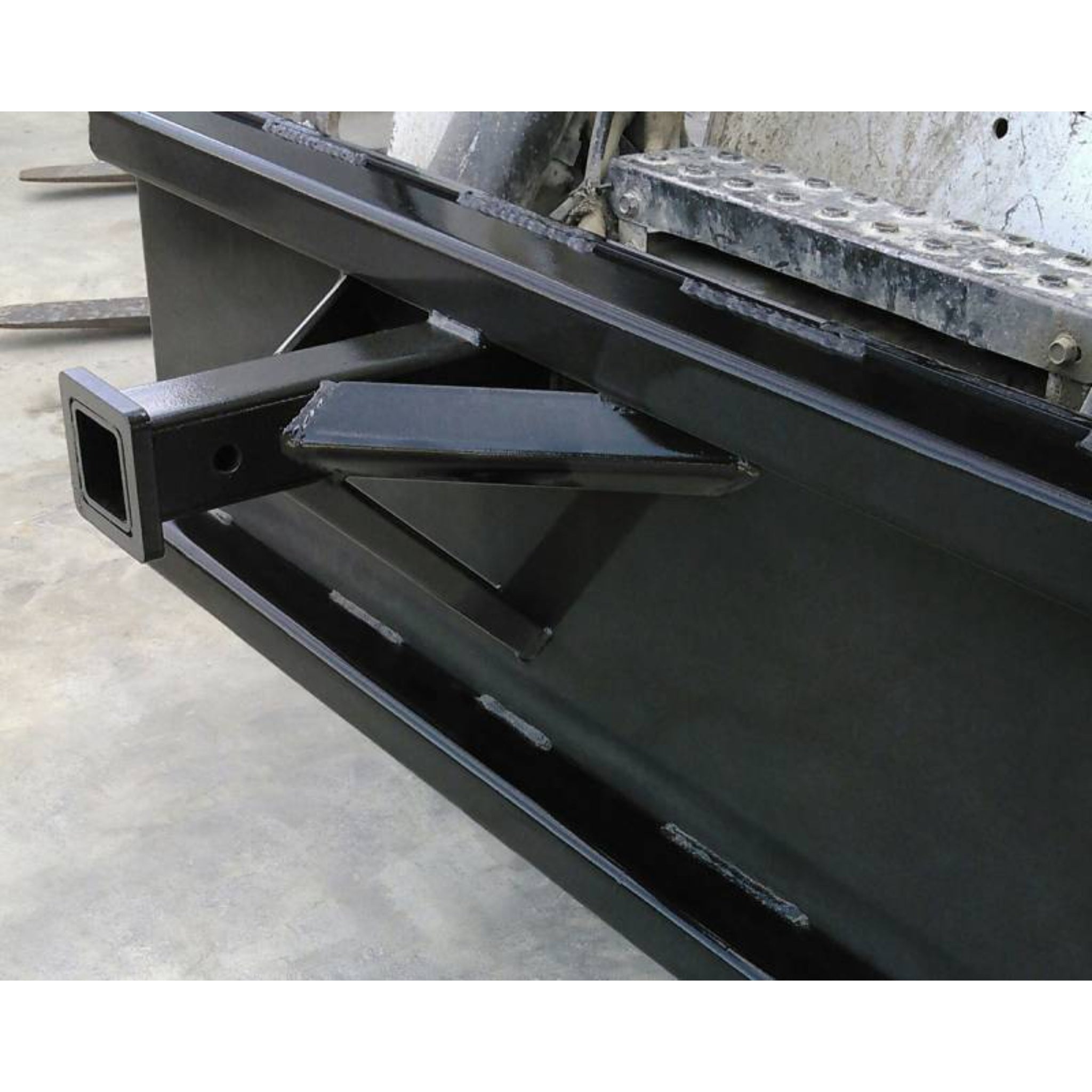 Loflin Fabrication Skid Steer Reese Trailer Hitch Adapter