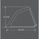 Loflin Fabrication Skid Steer Snow and Litter Bucket Schematic